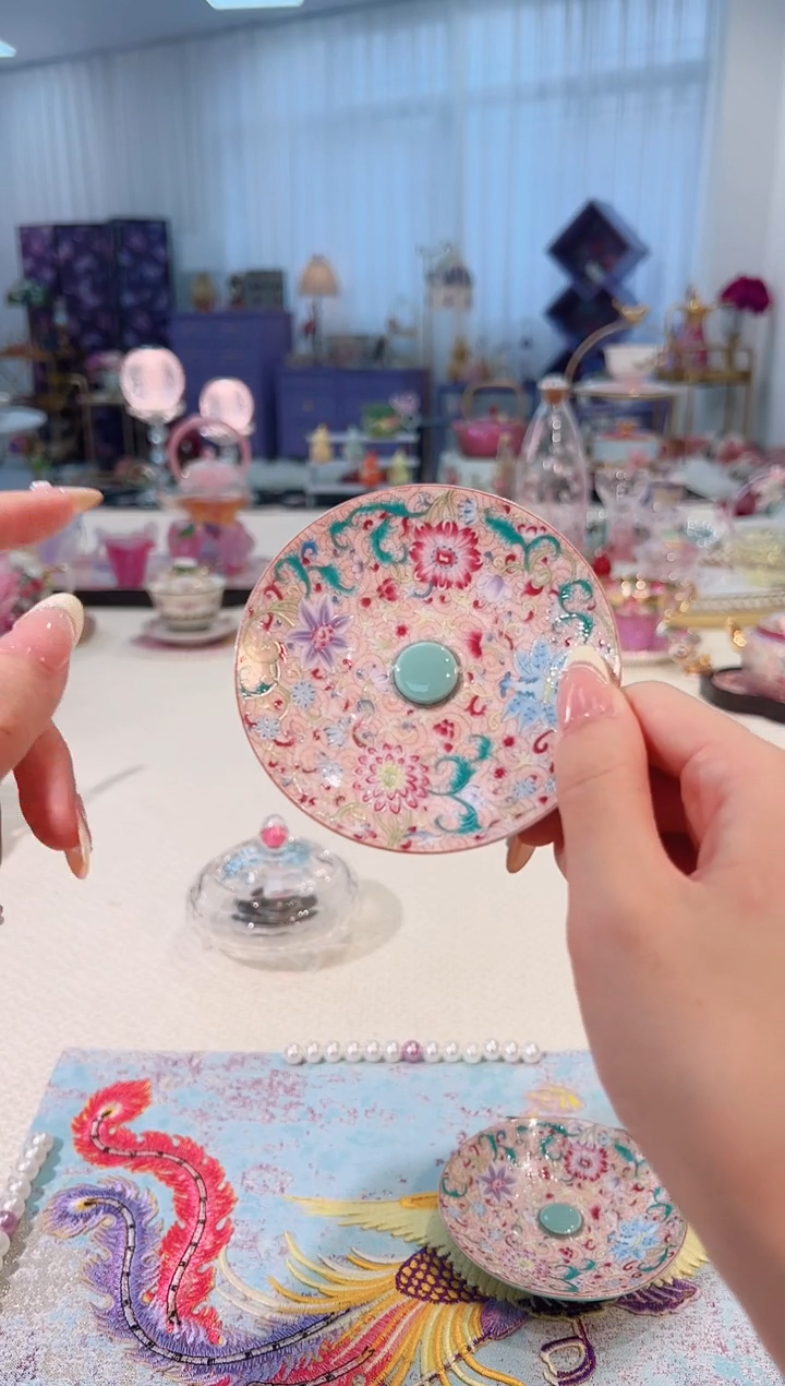 花开盛世--杯垫---