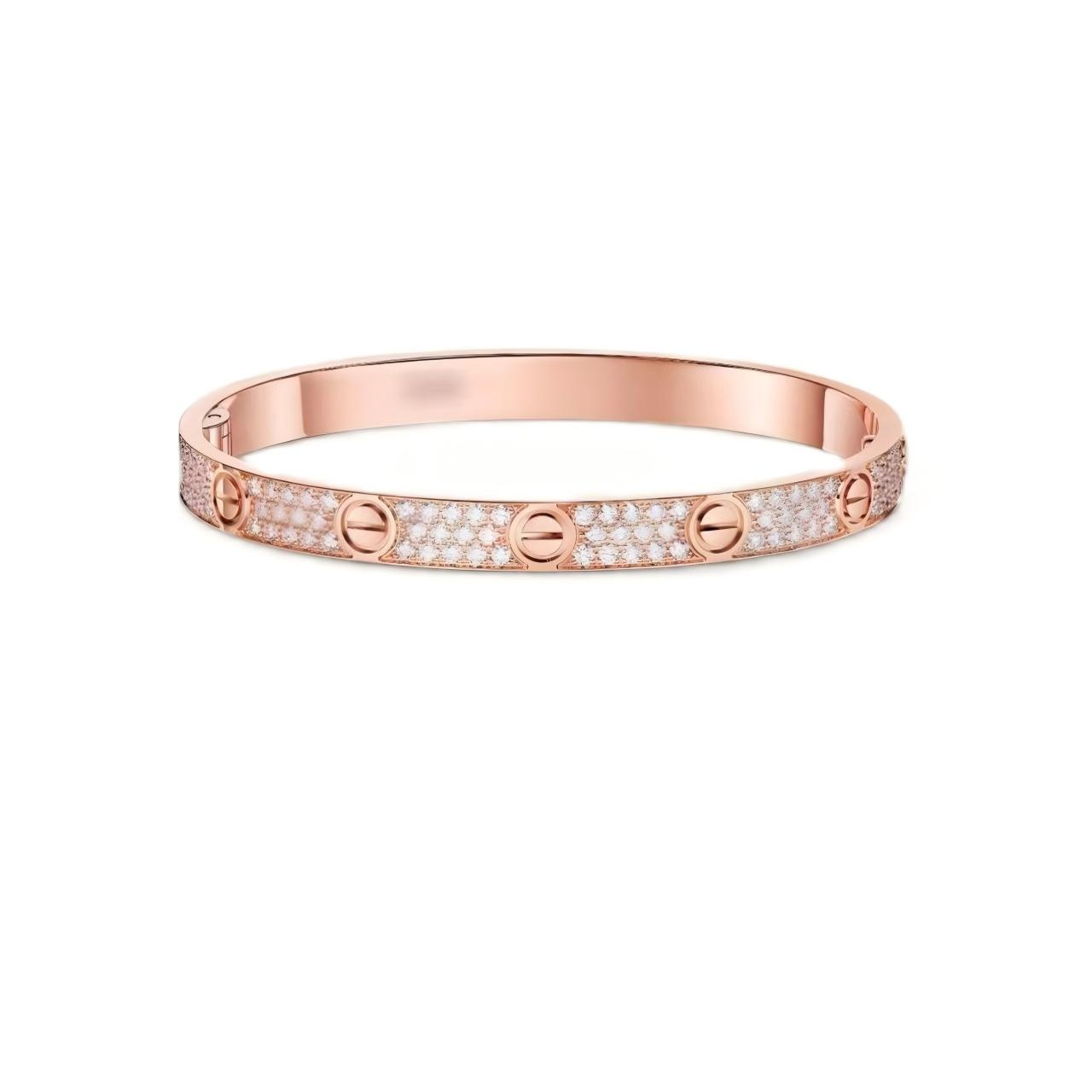 纯铜手镯 宽版卡-加满-钻原创设计小众气质轻奢