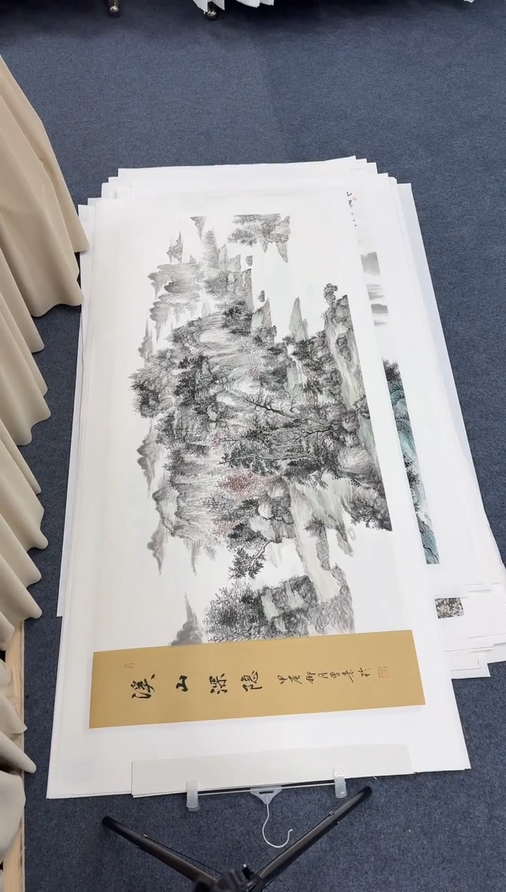 国画溪山深隐同类型随机