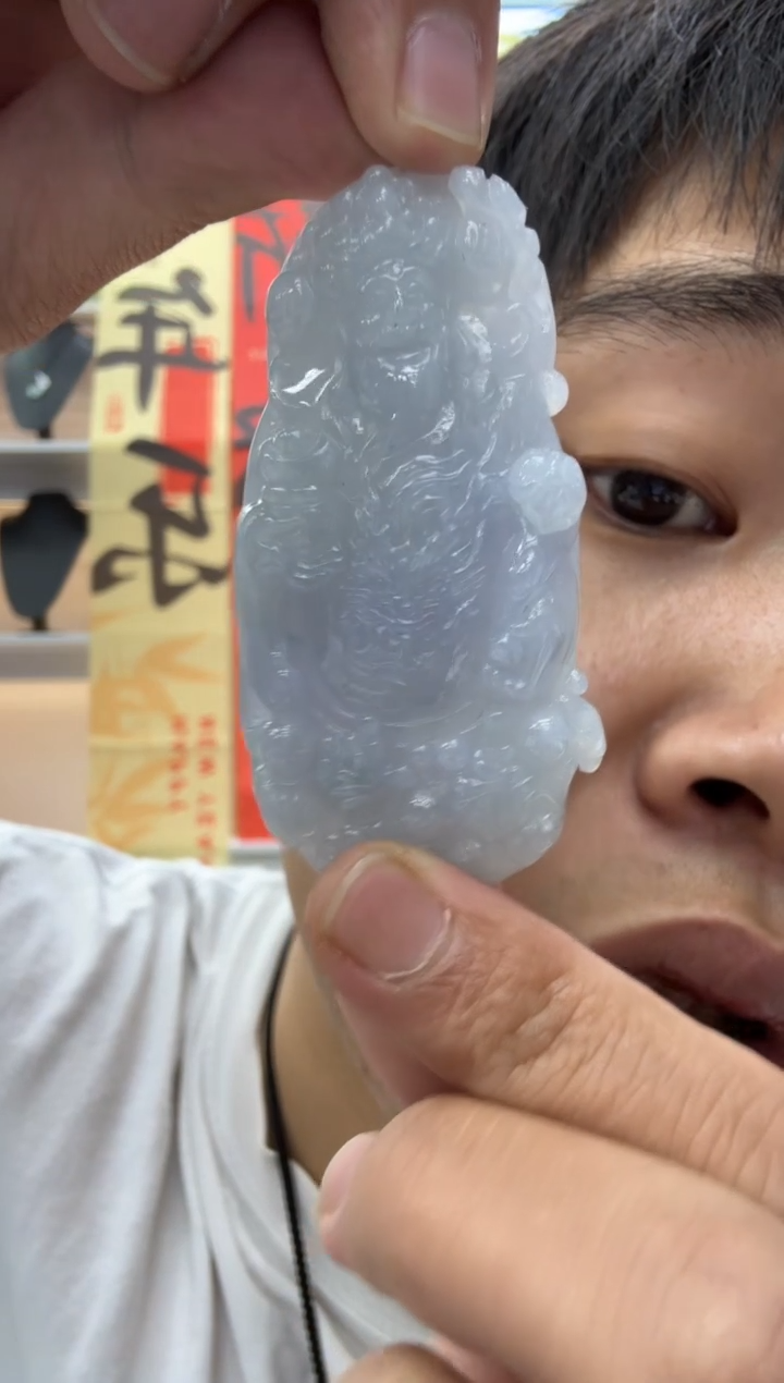 【闪购商品】翡翠颈饰未镶嵌天然翡翠A货孤品一件