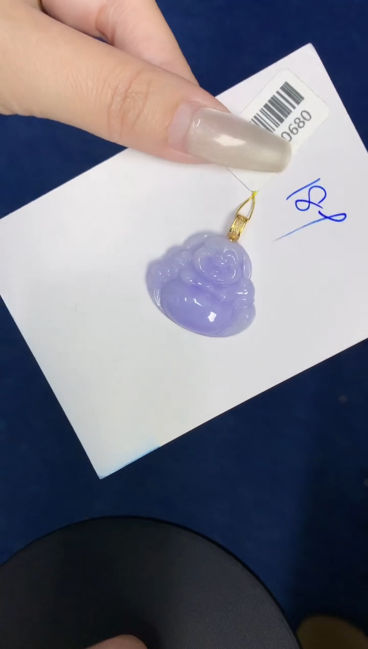 【闪购商品】翡翠颈饰18K金镶嵌000000000000