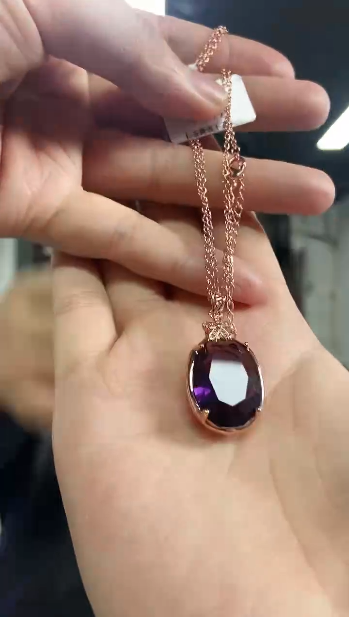 【闪购商品】水晶吊坠未镶嵌多样性发其一，颜色微差