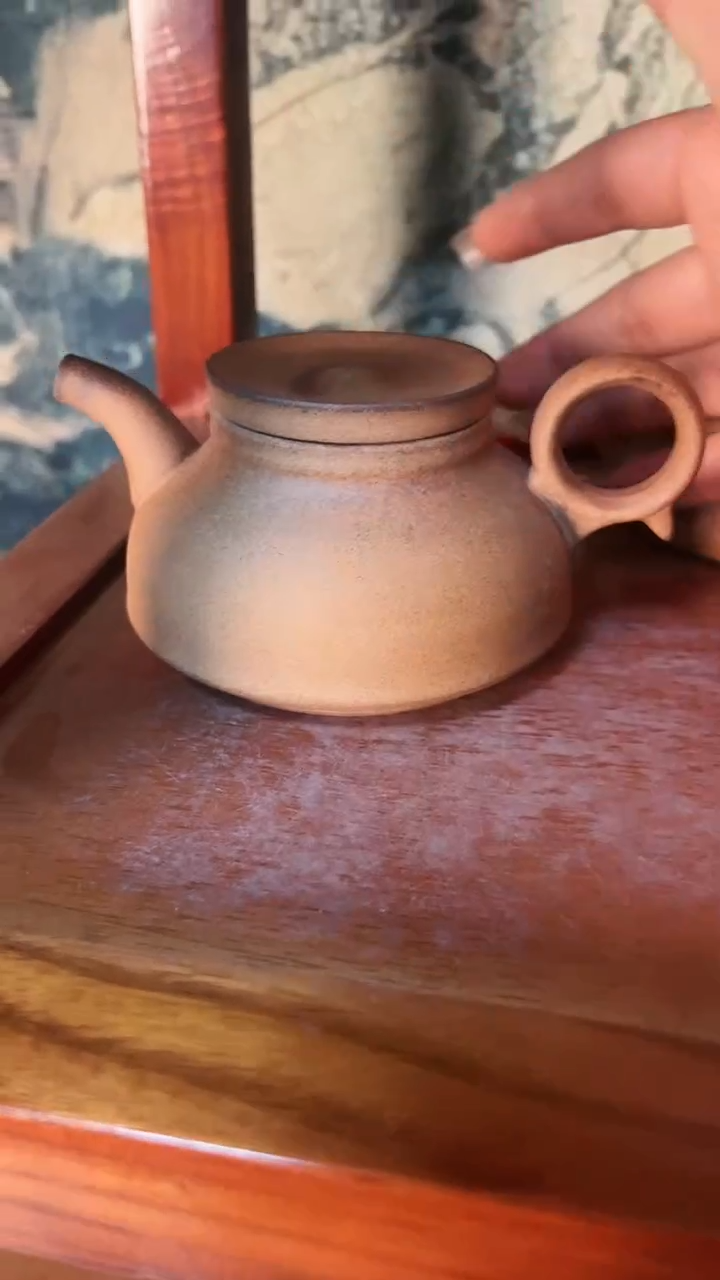 【闪购商品】C34原矿水瓶壶全手老岩泥