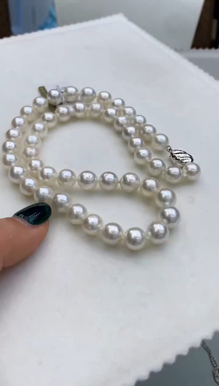 【闪购商品】海水珍珠项链未镶嵌157 8-9mm