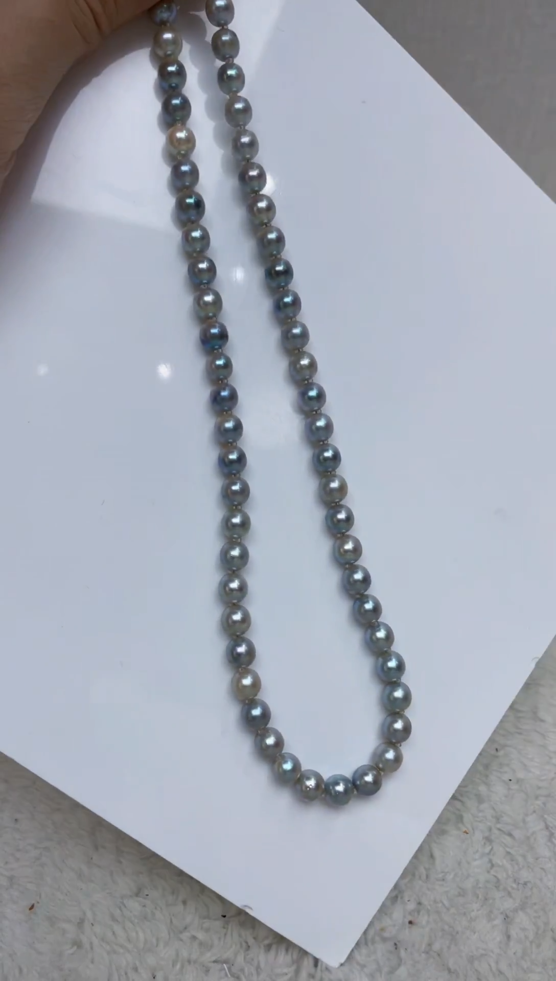 颈饰银S925镶嵌海水珍珠 