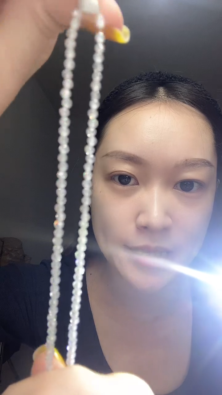 【闪购商品】钻石项链银S925镶嵌诗宁甄选珠宝SYZB88