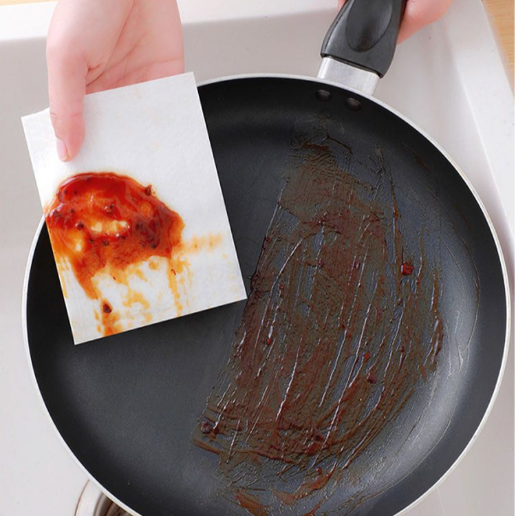 加厚去污厨房湿巾每包80片每张200*250cm