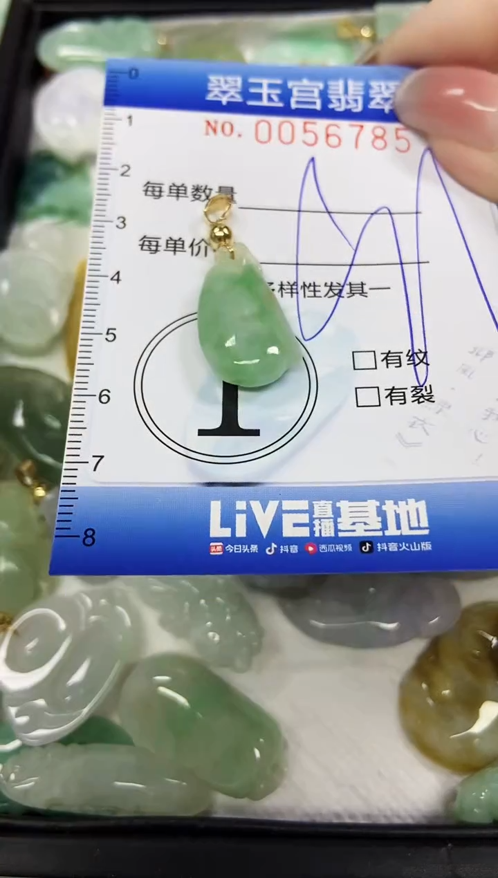 【闪购商品】翡翠颈饰未镶嵌闪购商品0056785