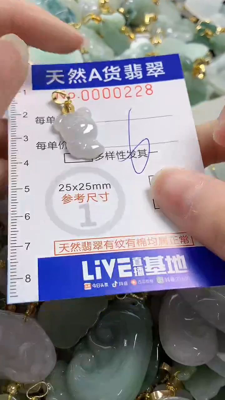 颈饰未镶嵌翡翠纯天然货a翡翠