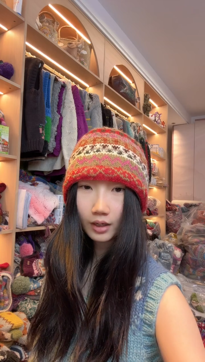 羊毛百羊毛新年冷帽