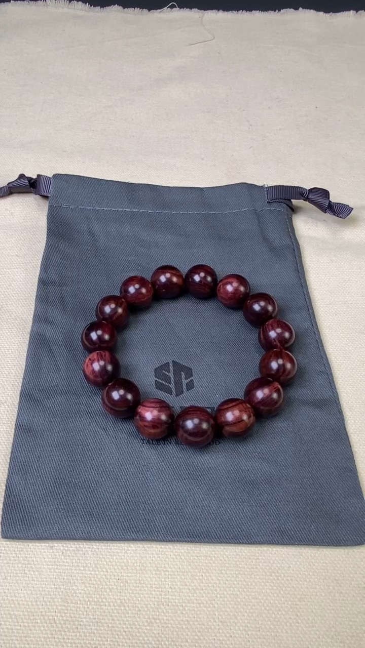 黄花梨/降香黄檀手串/手链黄花梨 1.5