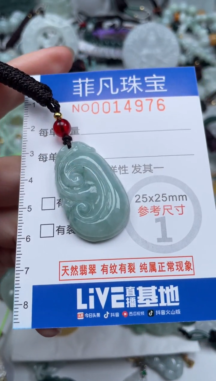 颈饰未镶嵌翡翠14976