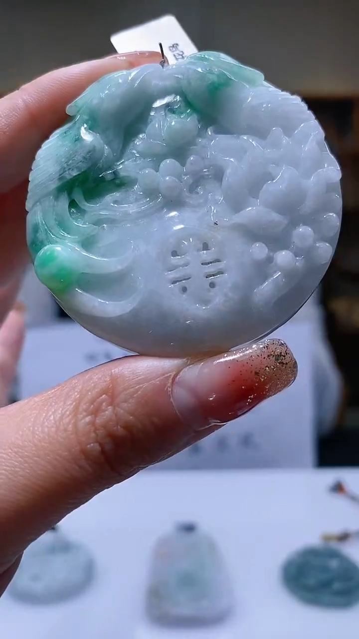 【闪购商品】定制翡翠未镶嵌36/0120/W/发其一件/花