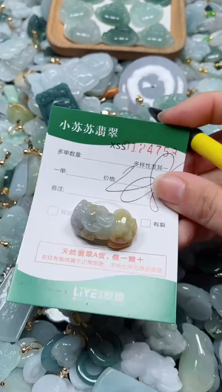 【闪购商品】翡翠颈饰未镶嵌闪购商品0124758