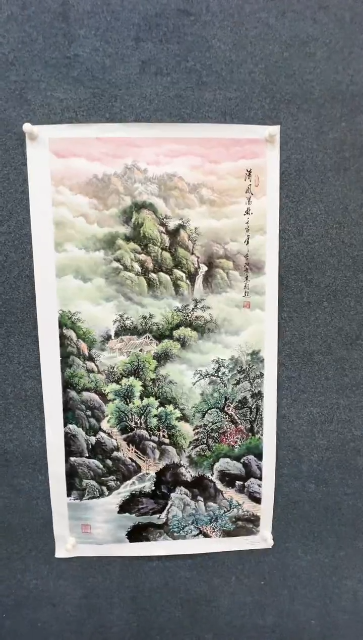 【闪购商品】国画1.28-冯高翔-法原四尺-78