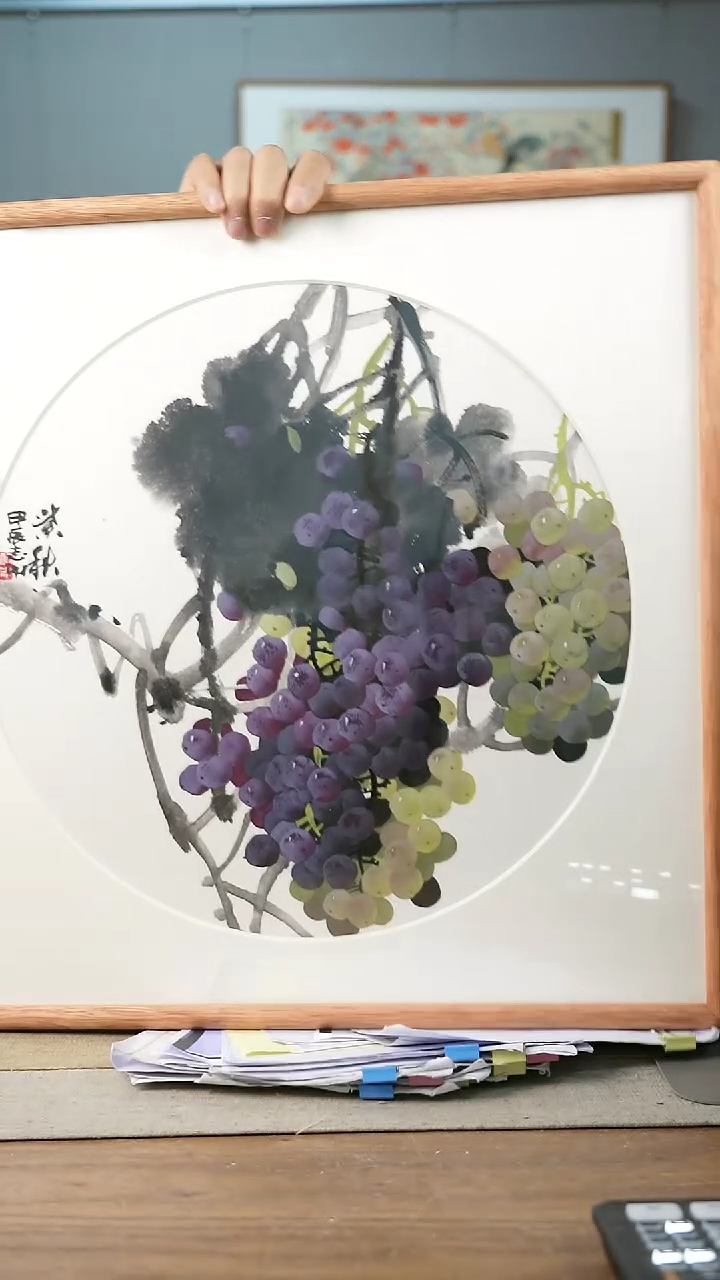 【闪购商品】书法协会会员老师带框作品-