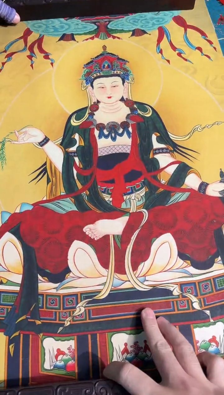 卷轴画天天的唐卡tk160