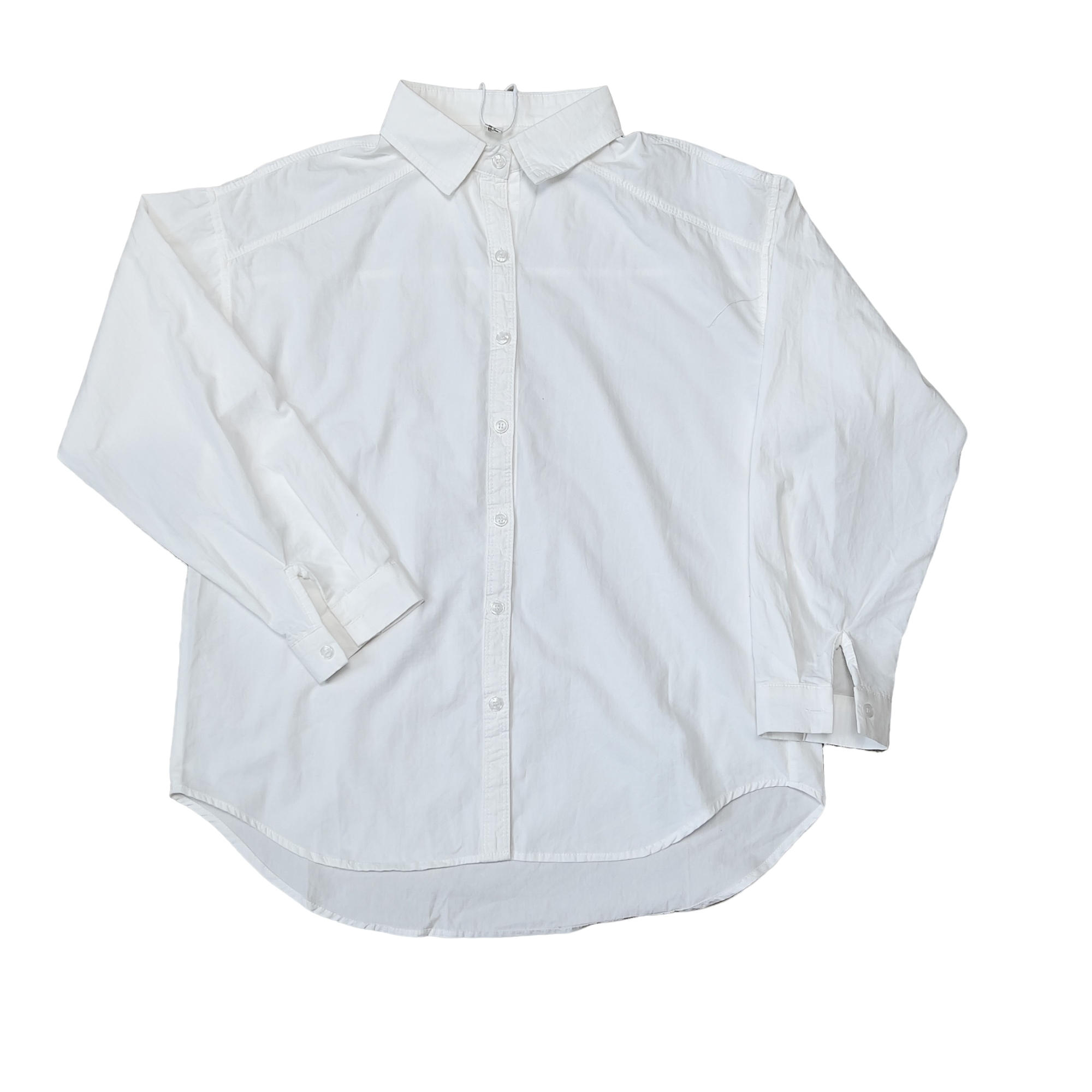 6596   简约百搭白色衬衫