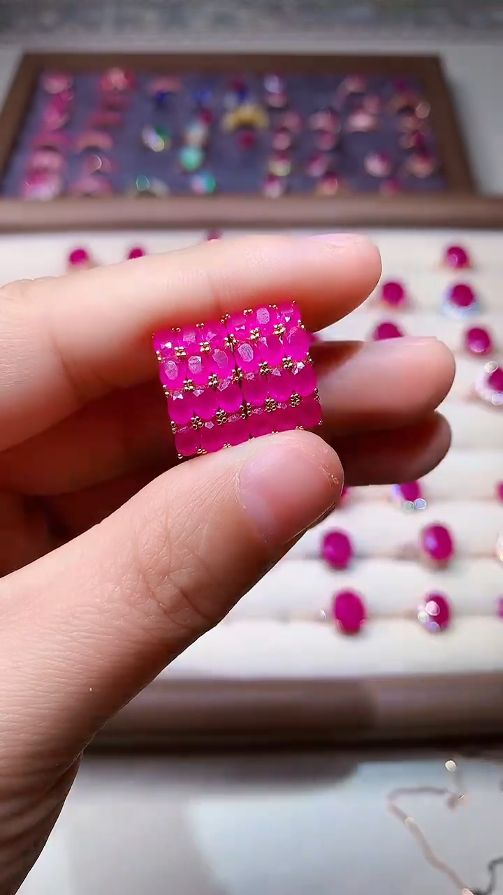 【闪购商品】红宝石耳饰银S925镶嵌000