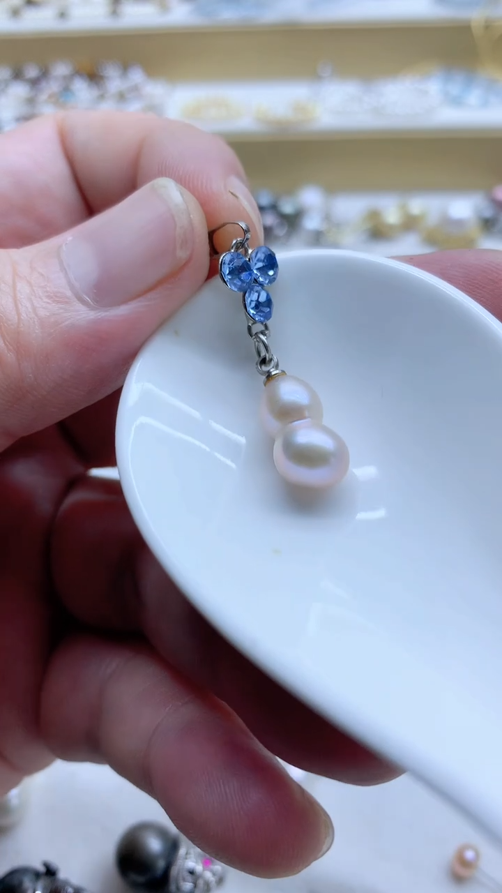 吊坠(不含链)未镶嵌淡水珍珠8m 