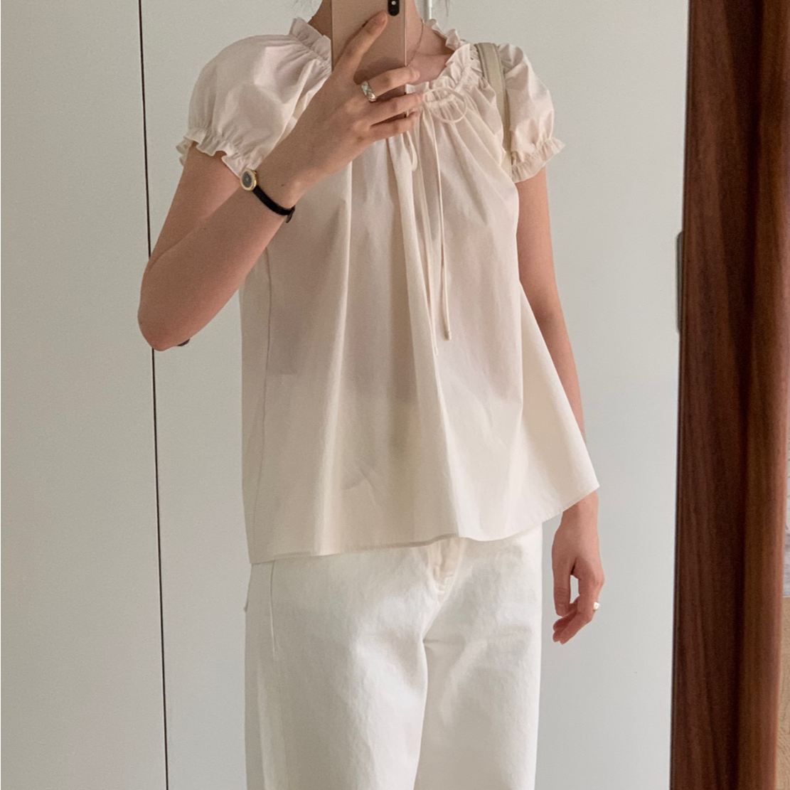 【婷婷家】不退换-东大门GA 衬衣气质时尚休闲夏季设计感