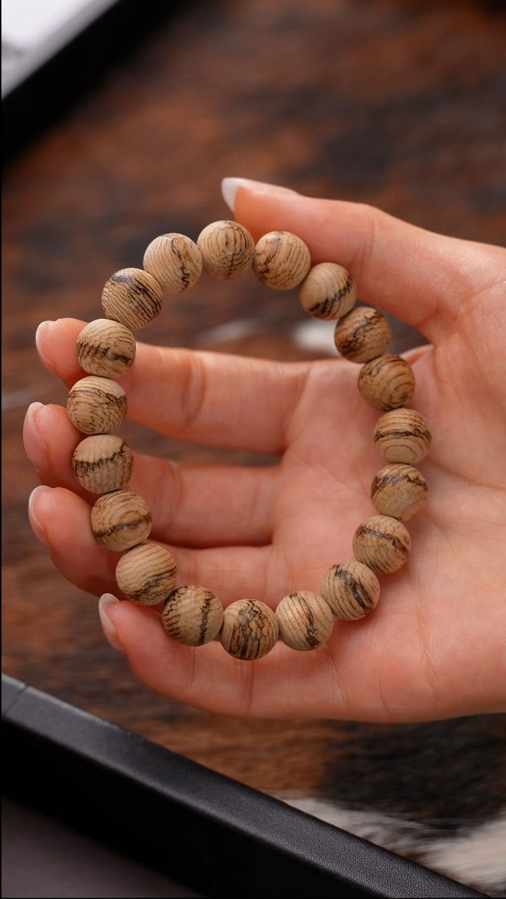 沉香手串CGM5464文莱沉香单圈多样性发一