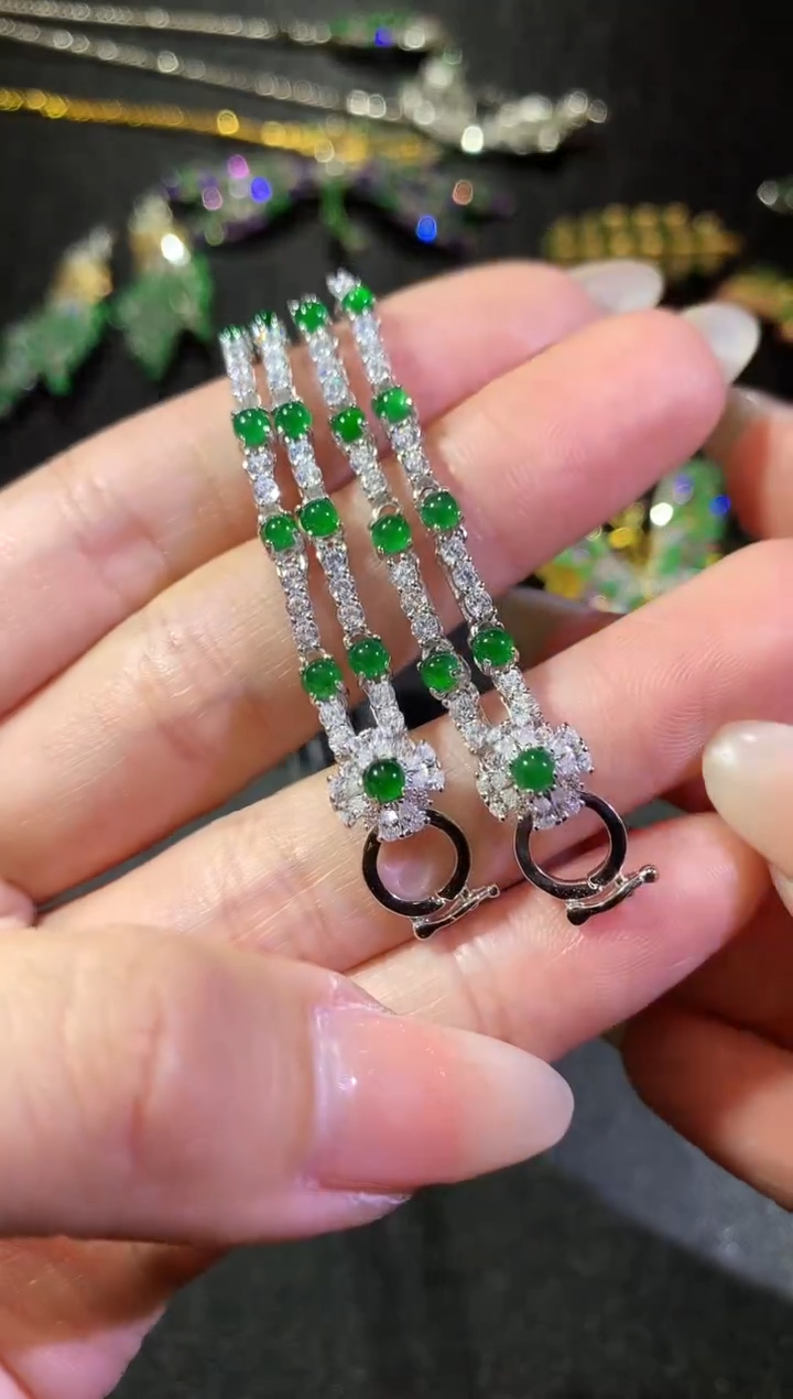 【闪购商品】翡翠颈饰银S925镶嵌148套链（多样性发货一件