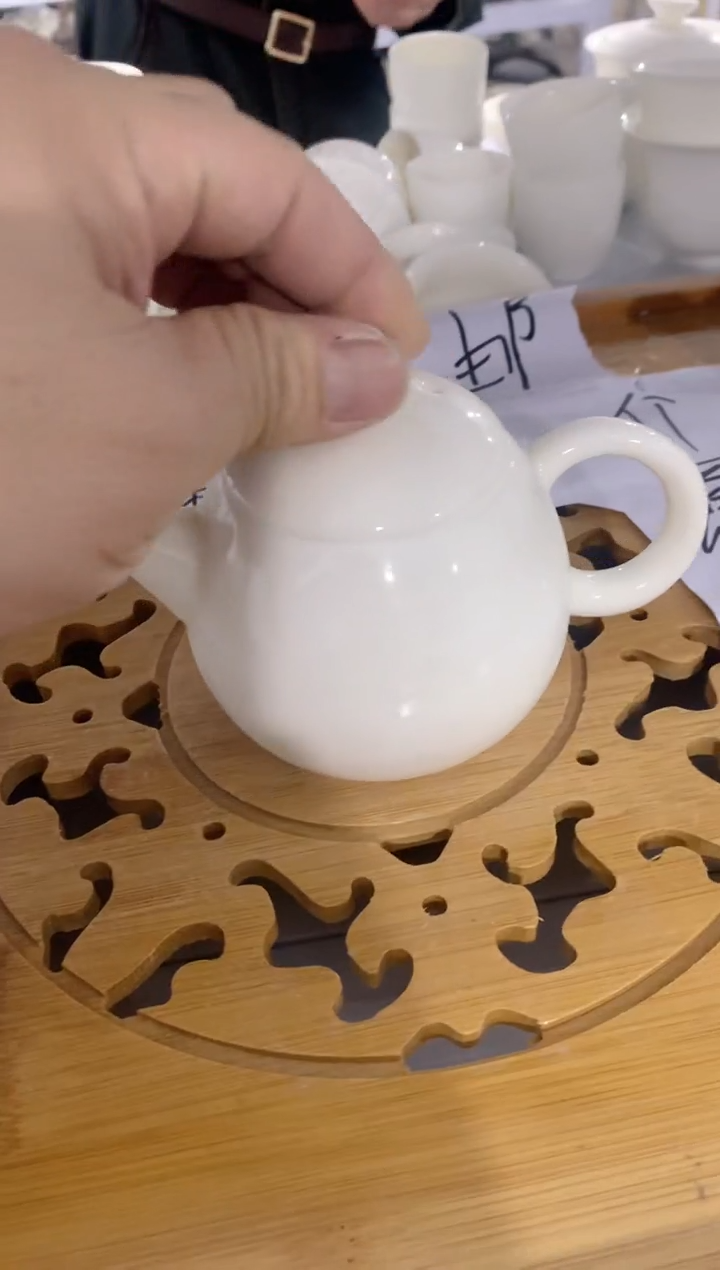 【闪购商品】陶瓷茶杯汝窑壶办公杯三才盖碗（轻轻微瑕）