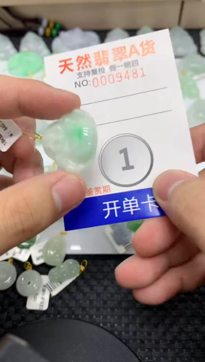 【闪购商品】翡翠颈饰18K金镶嵌11111111111