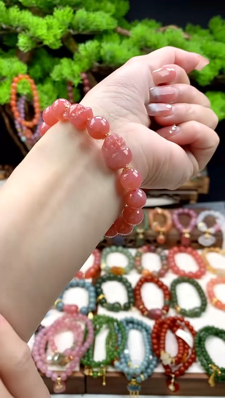 【闪购商品】玛瑙手饰未镶嵌凤九