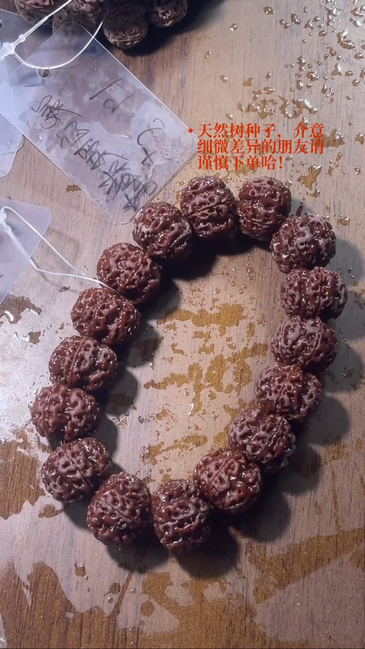 手串金刚菩提唯*深沟铁梅花20