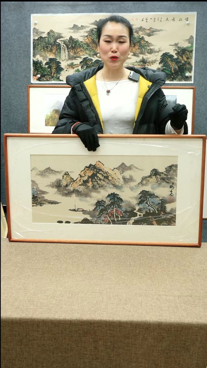 【闪购商品】国画52*92唐鹏高老师山水