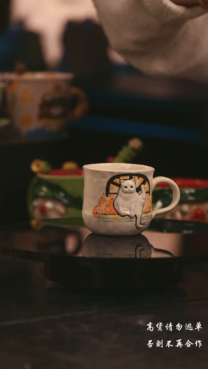 陶瓷景德镇可爱设计师款陶瓷 