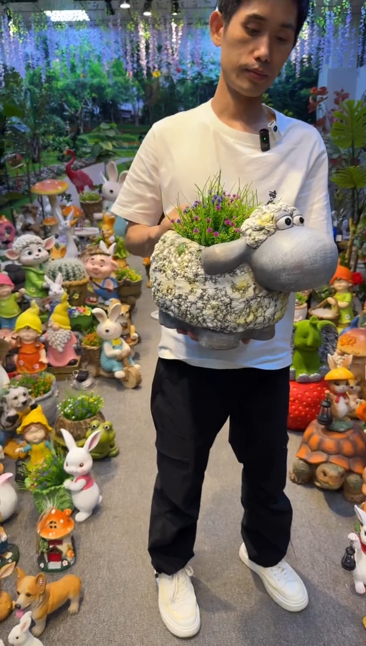 陶瓷花园庭院摆件&00&