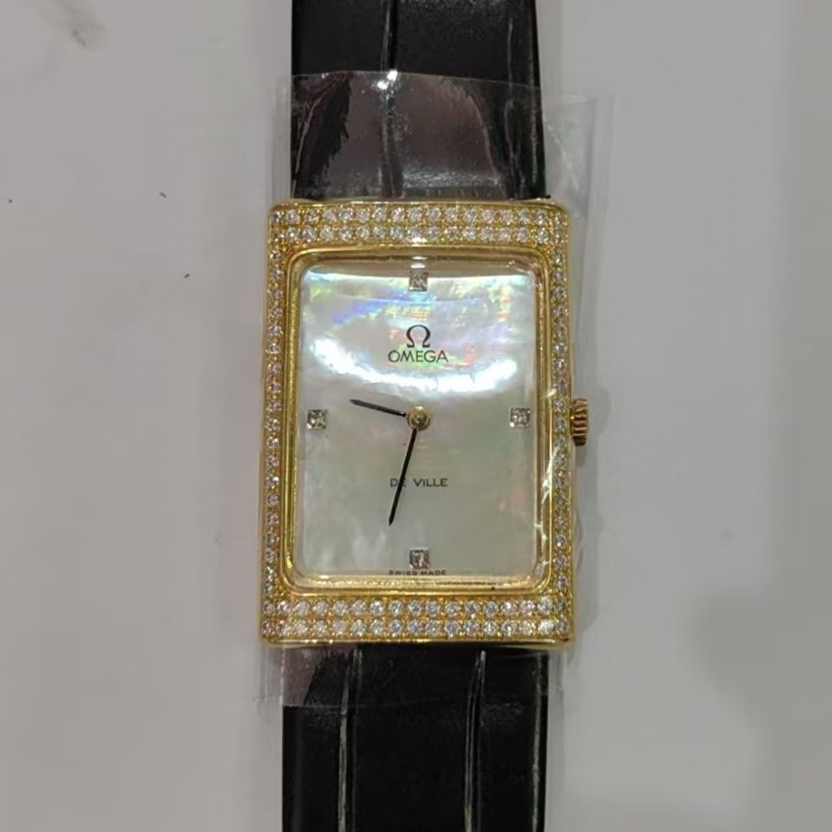 95新 Omega/欧米茄 95新手动机械后镶钻盘25带21/256107039/专场