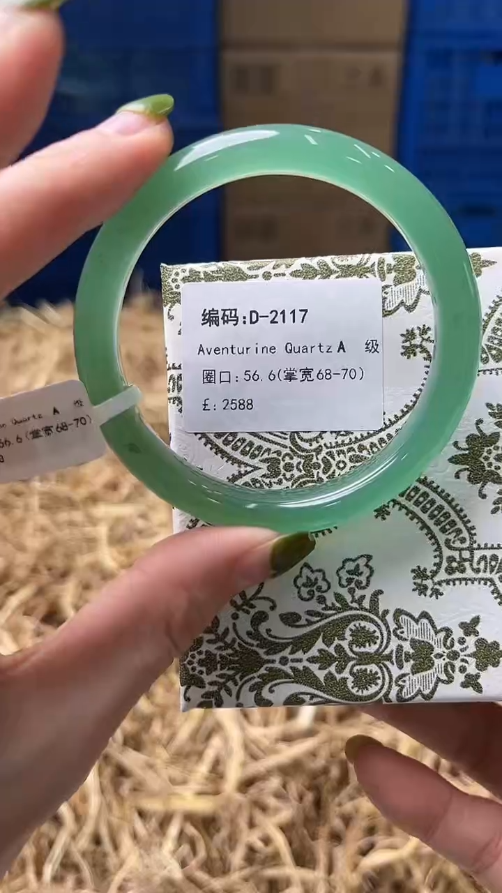 未镶嵌手镯石英质玉D2117