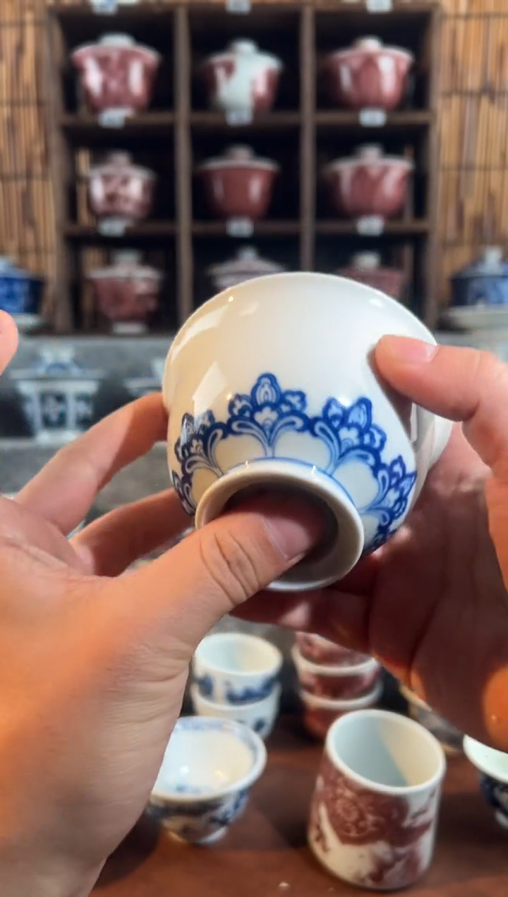 【闪购商品】天016禄言瓷宝象盖碗