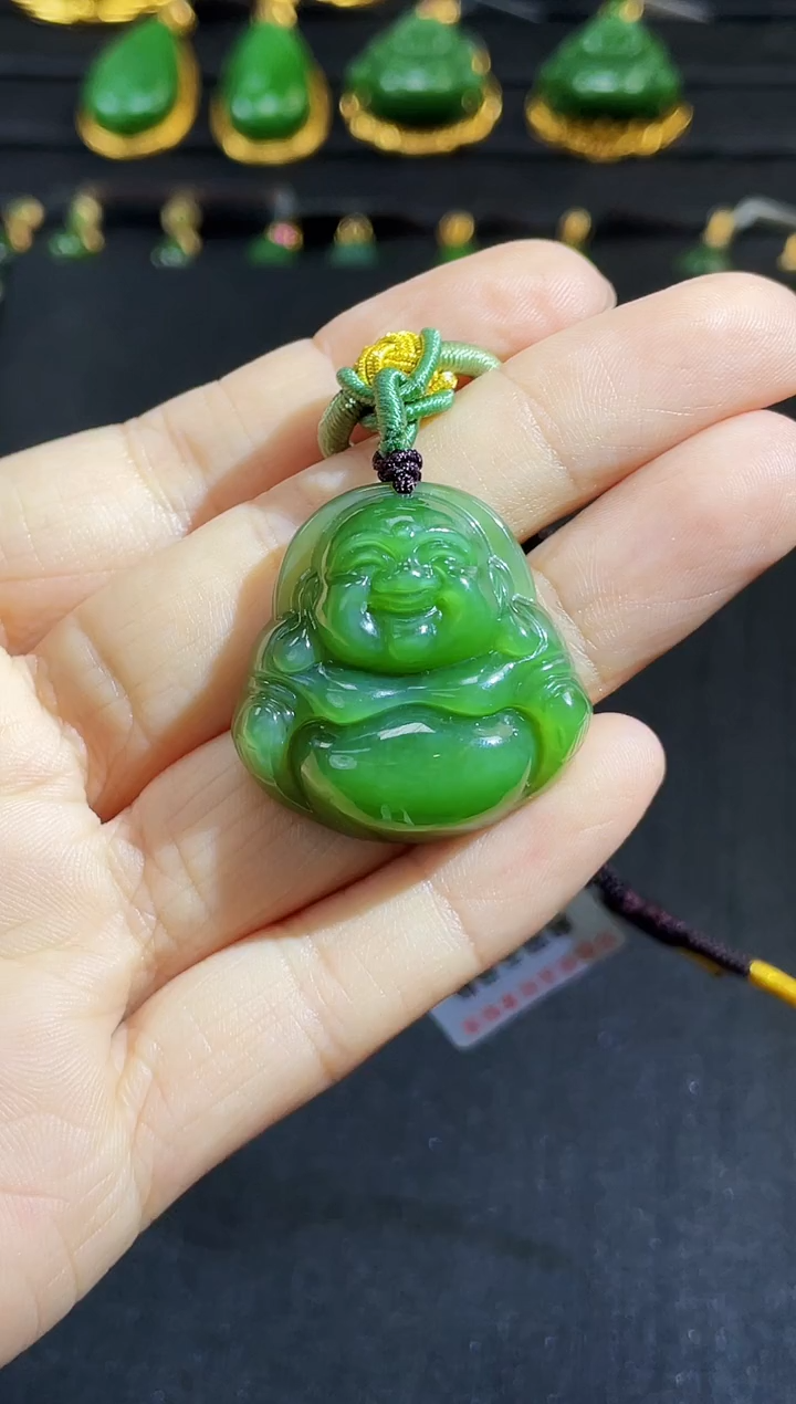 吊坠(不含链)未镶嵌和田玉多样性发一