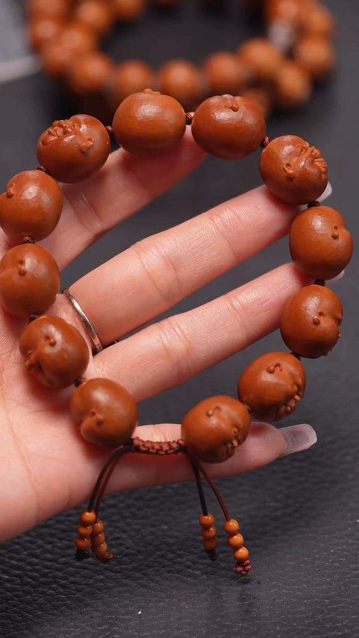 手串橄榄核1.7+钻面百态