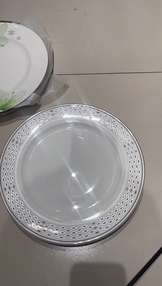 瓷10平盘1个隆达骨瓷