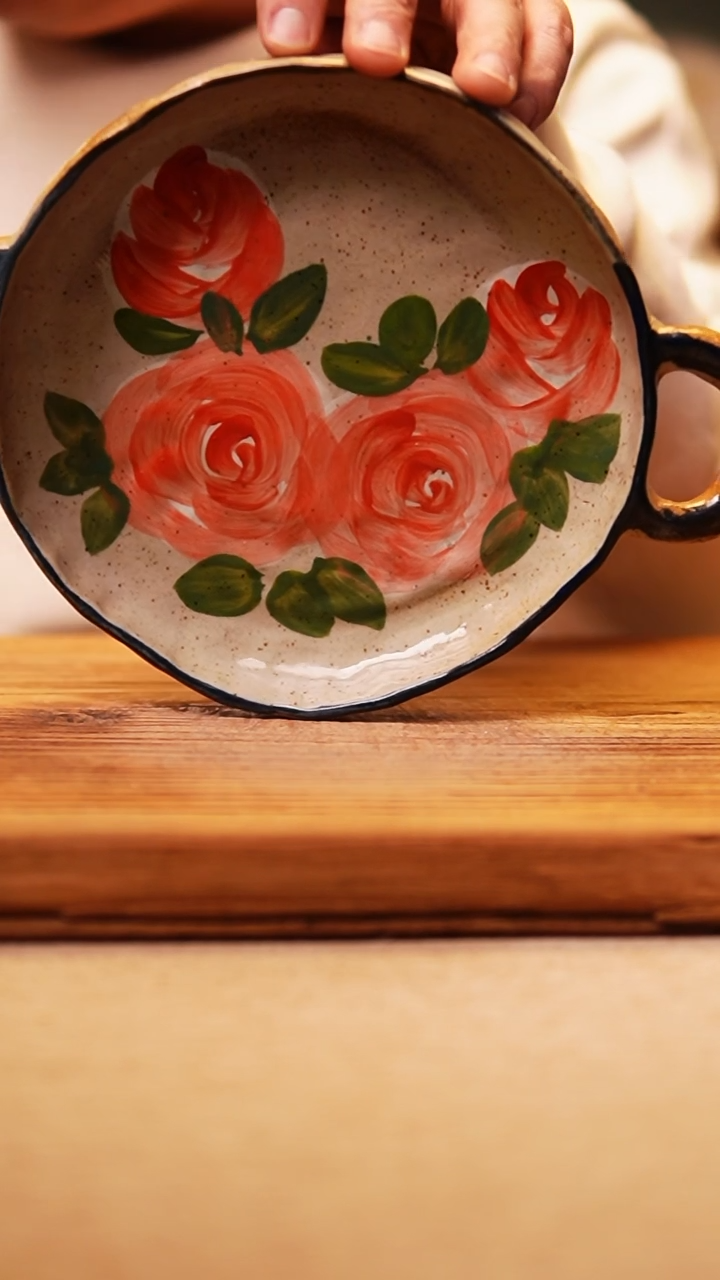 【闪购商品】@@陶园瓷舍@@纯手工手绘@高温釉下彩