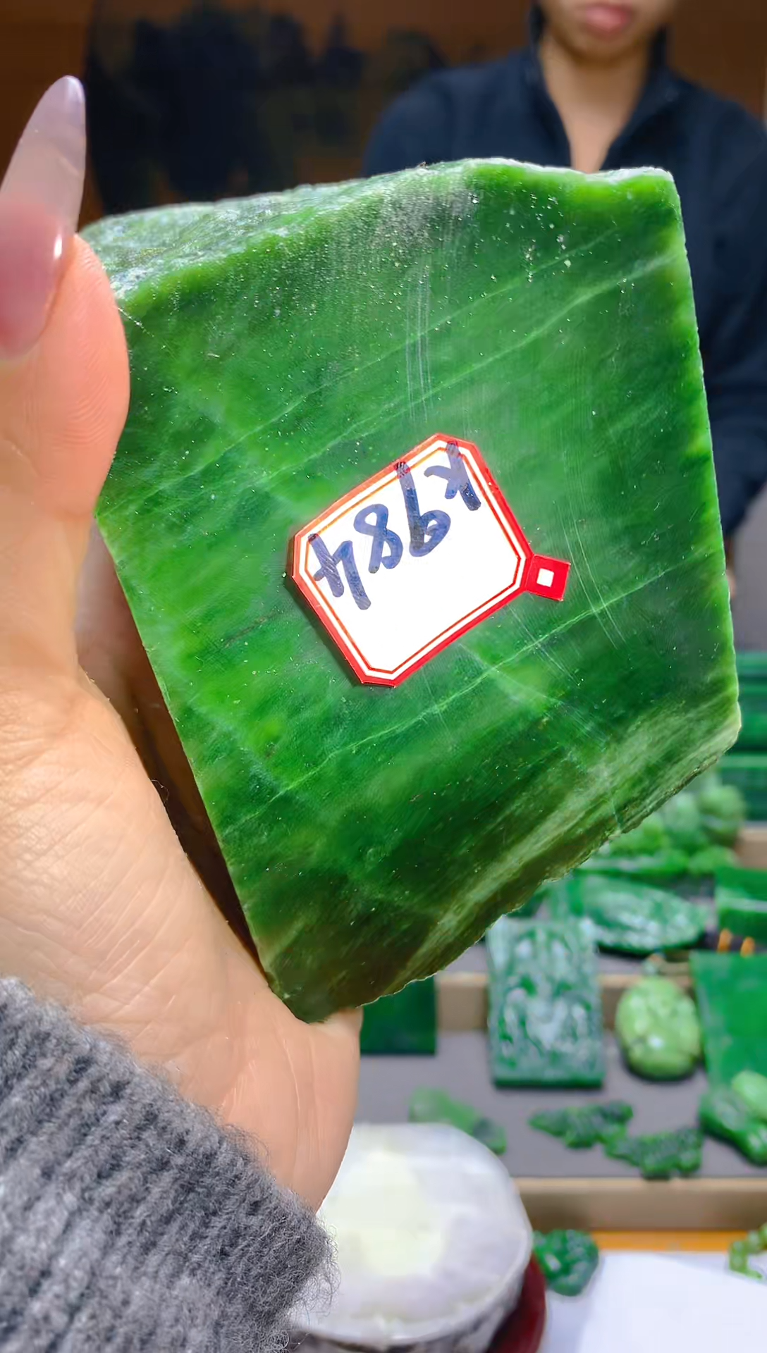 【闪购商品】和田玉（碧玉）珠宝半成品未镶嵌1