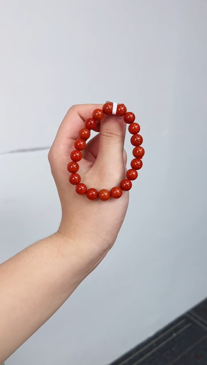【闪购商品】南红玛瑙手串卡9+未镶嵌川料瓦西