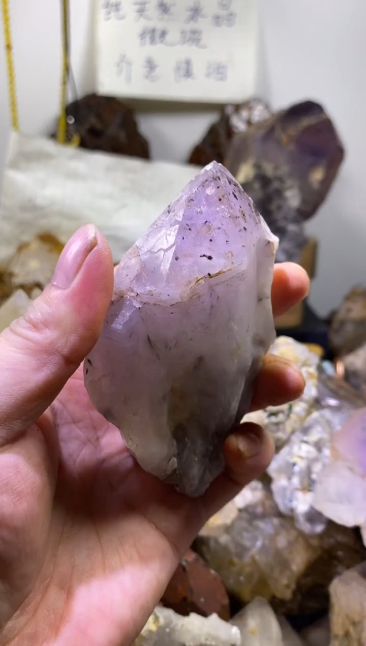未镶嵌珠宝半成品水晶78号173g四川超七花园水晶