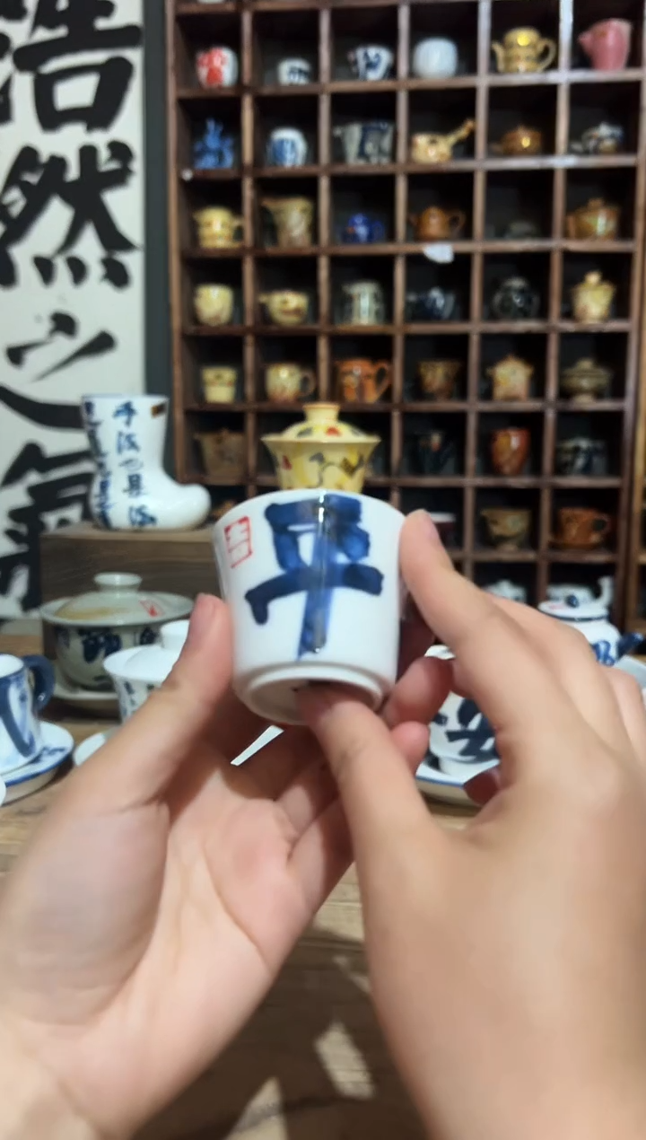 【闪购商品】观云听雨原创手绘茶具