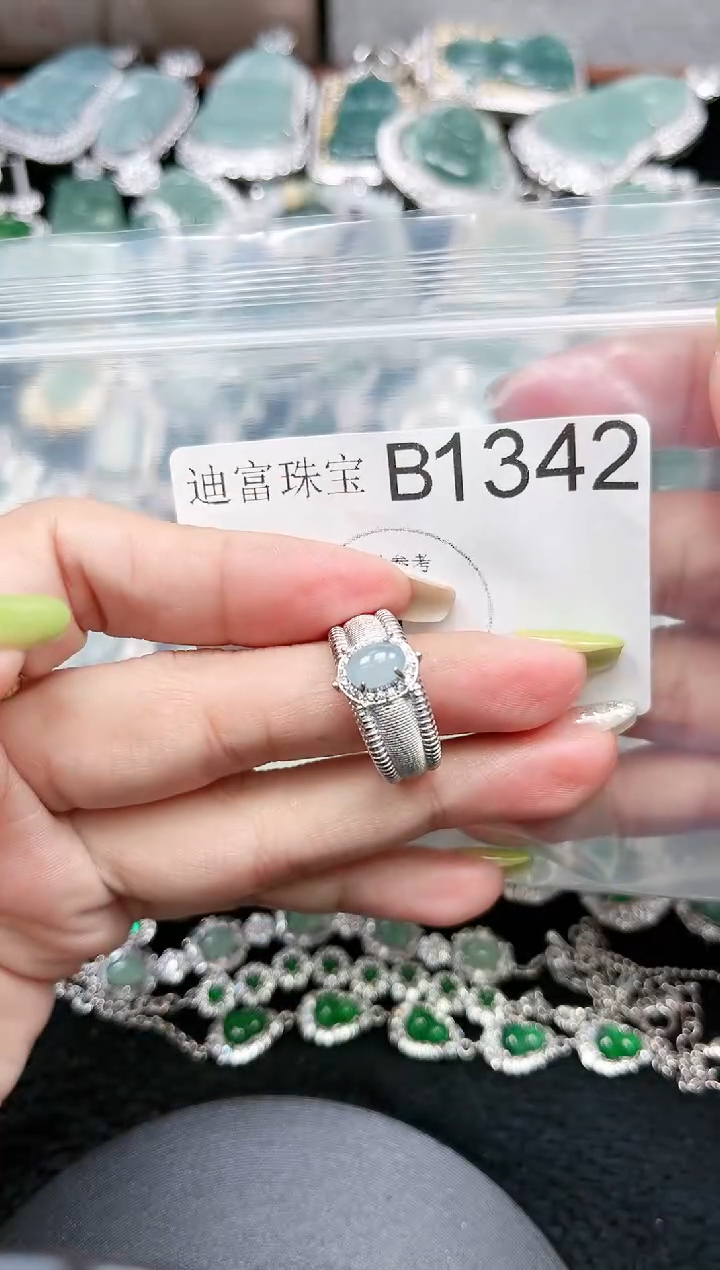 【闪购商品】翡翠颈饰未镶嵌1342赠皮绳