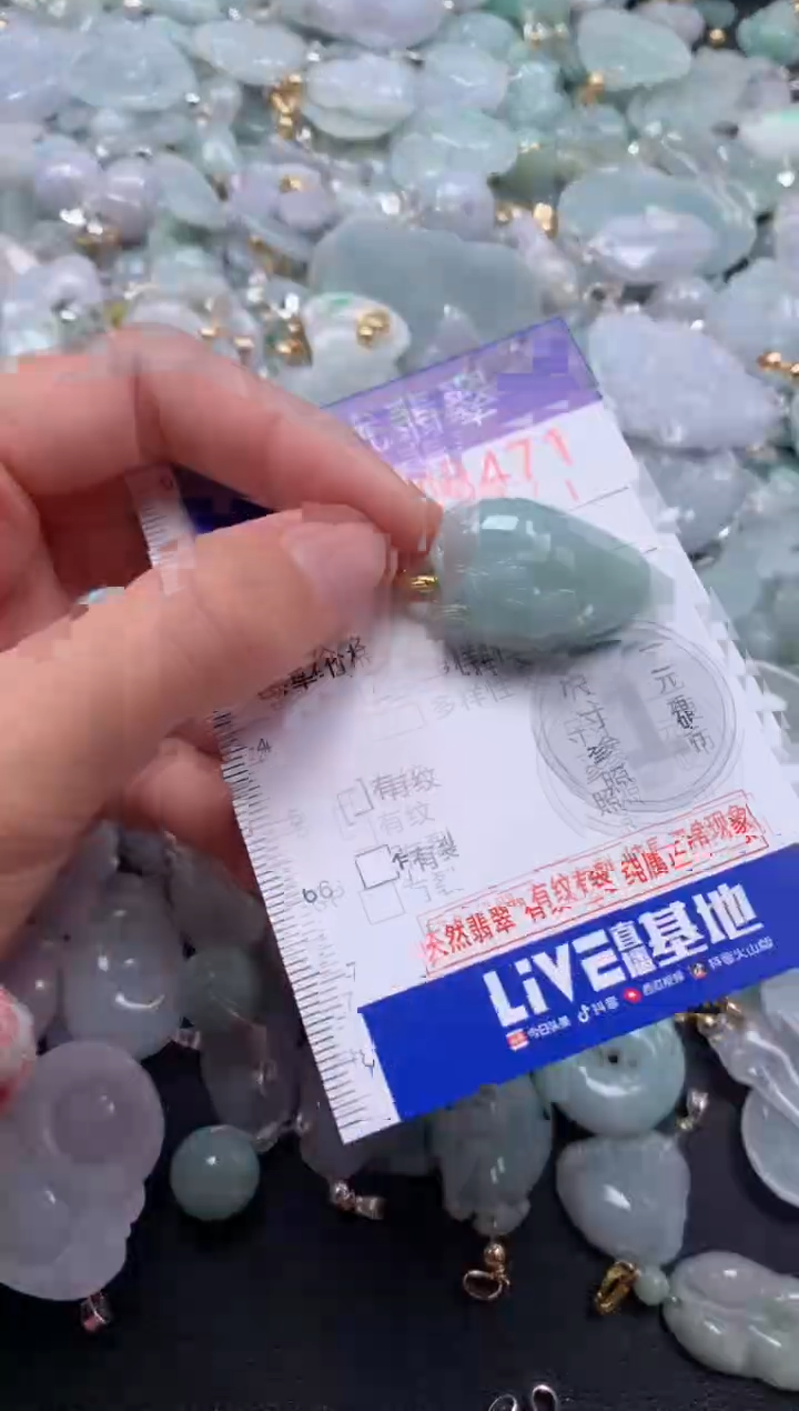 颈饰未镶嵌翡翠8471