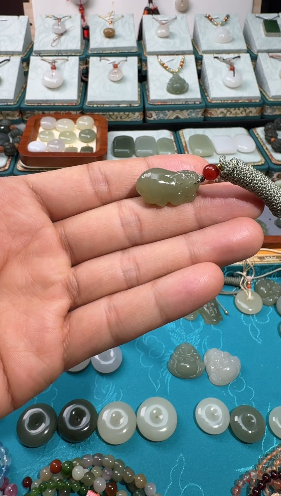 【闪购商品】和田玉颈饰未镶嵌貔貅吊坠