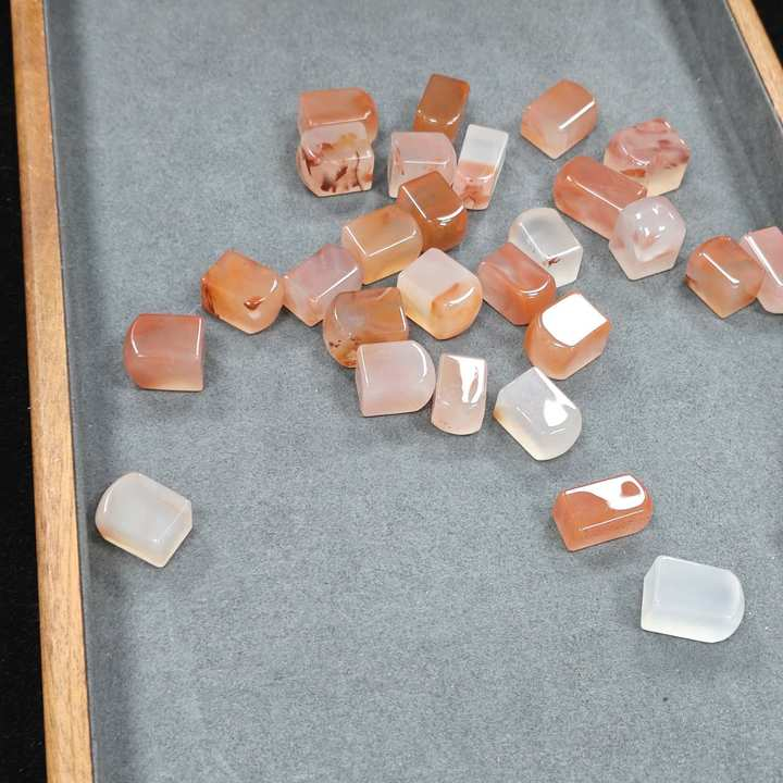 南红玛瑙印章冰飘（拍一发一多样性发货）-531362