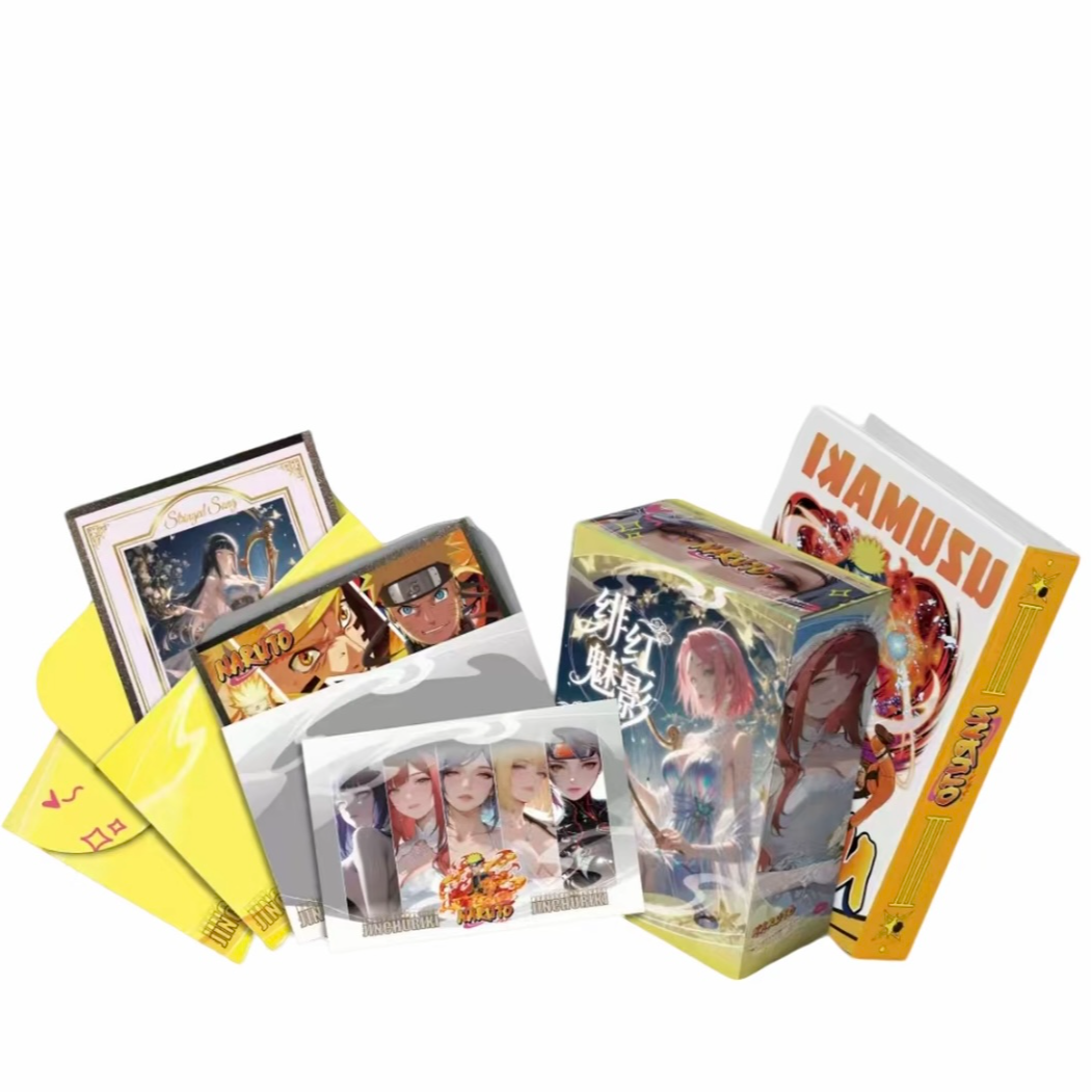 二创同人 绯红魅影火影忍者色纸 收藏类盲盒代拆不退不换